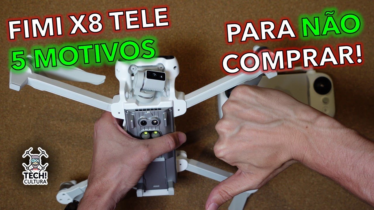 Drone Fimi X8 Tele 5 motivos para não comprar