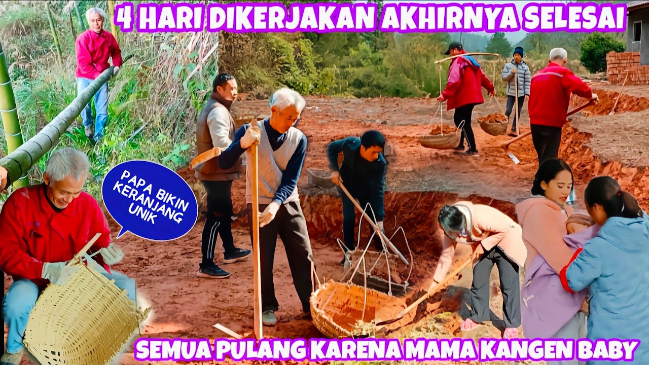 4 HARI DIKERJAKAN AKHIRNYA SELESAI,KEBUN SUDAH JADI