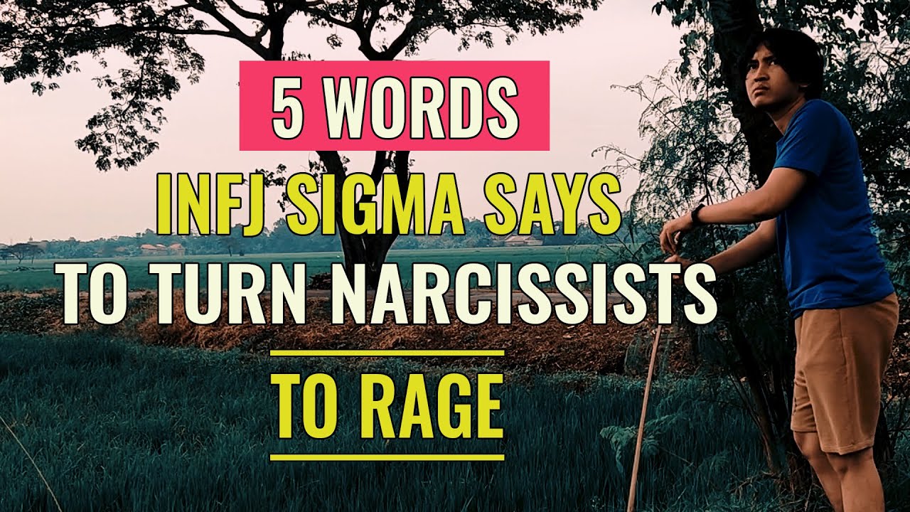 Sigma INFJ vs Narcissist: 5 WORDS INFJ Sigma Says That Immediately Turn Narcissists To RAGE