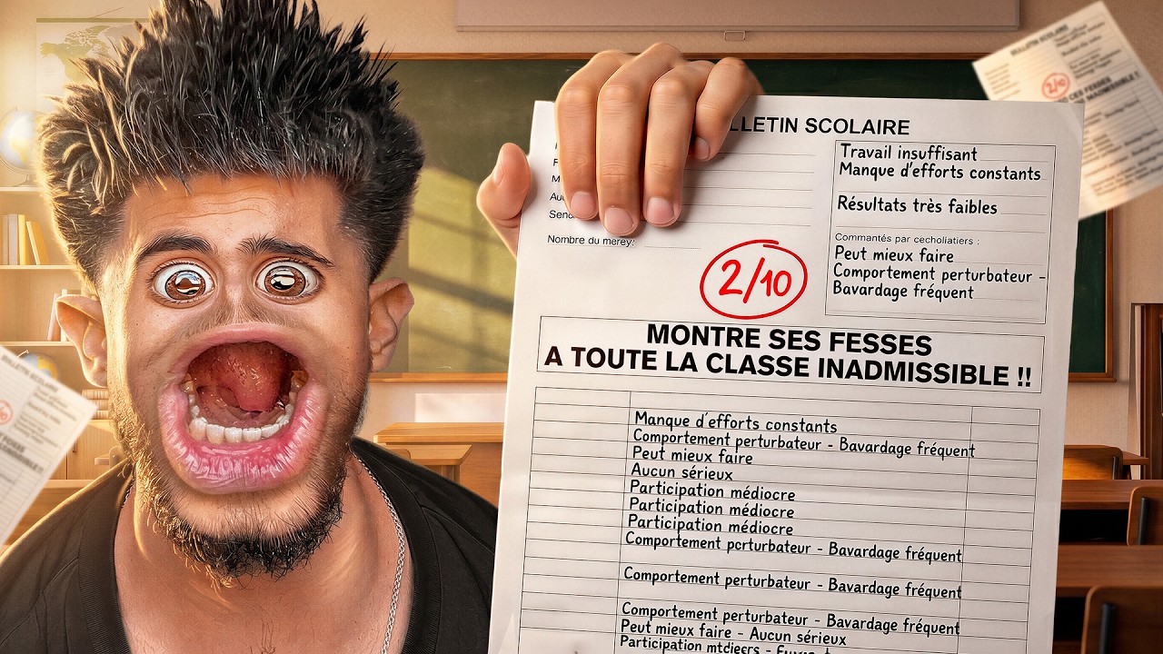 LES PIRES BULLETINS SCOLAIRES ! 🤣