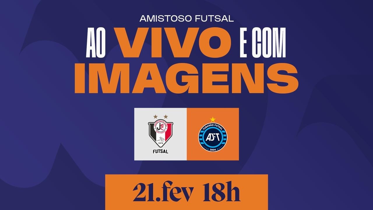 AO VIVO E COM IMAGENS: JEC/KRONA x TUBARÃO | AMISTOSO DE PRÉ-TEMPORADA
