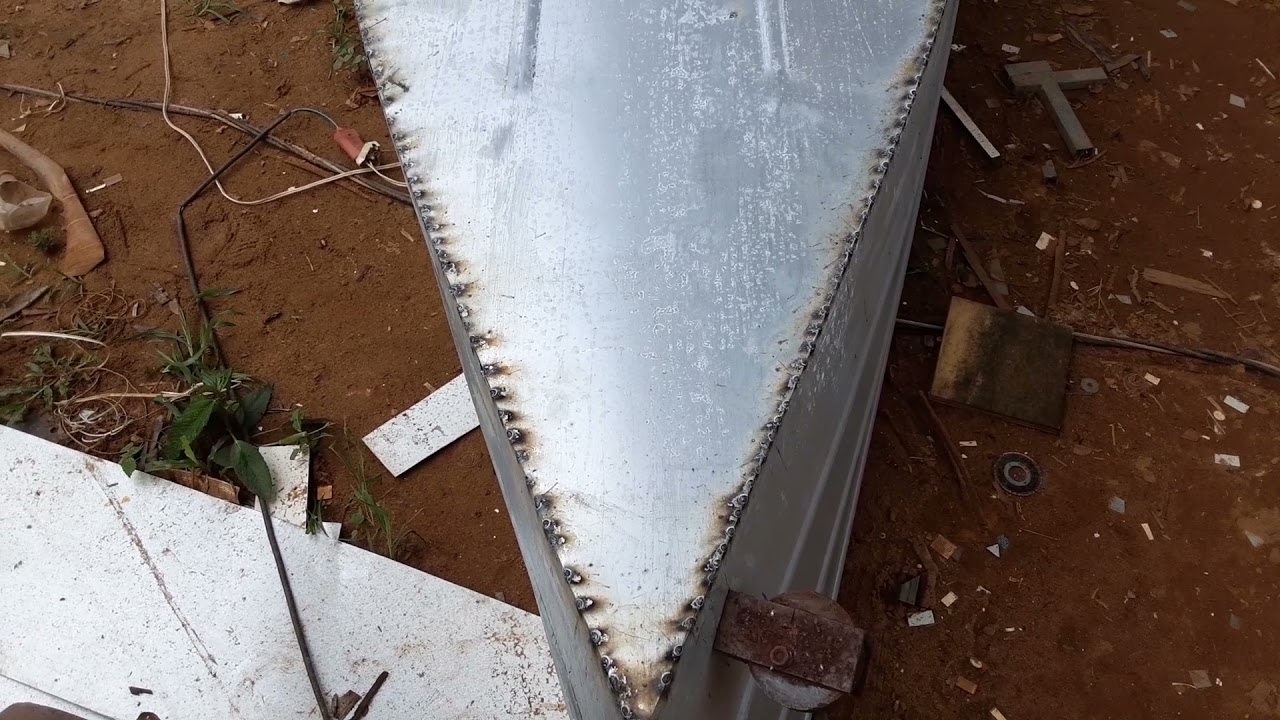 barcos em chapa de aço galvanizada!