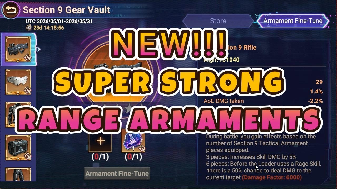 New Ranged Armaments are CRAZY STRONG!!!