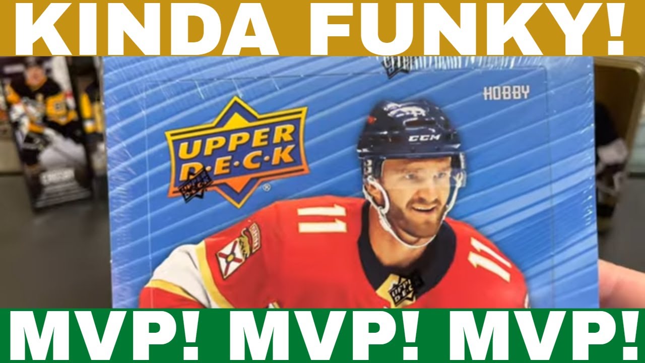 KINDA FUNKY! Opening a Hobby Box of 2022-23 Upper Deck MVP Hockey!