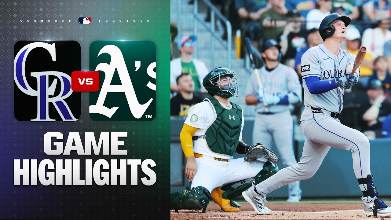Rockies vs. A's Game Highlights (6/13/26) | MLB Highlights