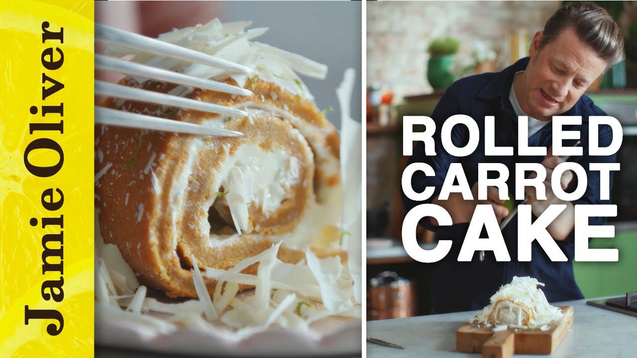Fluffy Rolled Carrot Cake | Jamie's &pound;1 Wonders & Money-Saving Meals | Channel 4, Mondays, 8pm