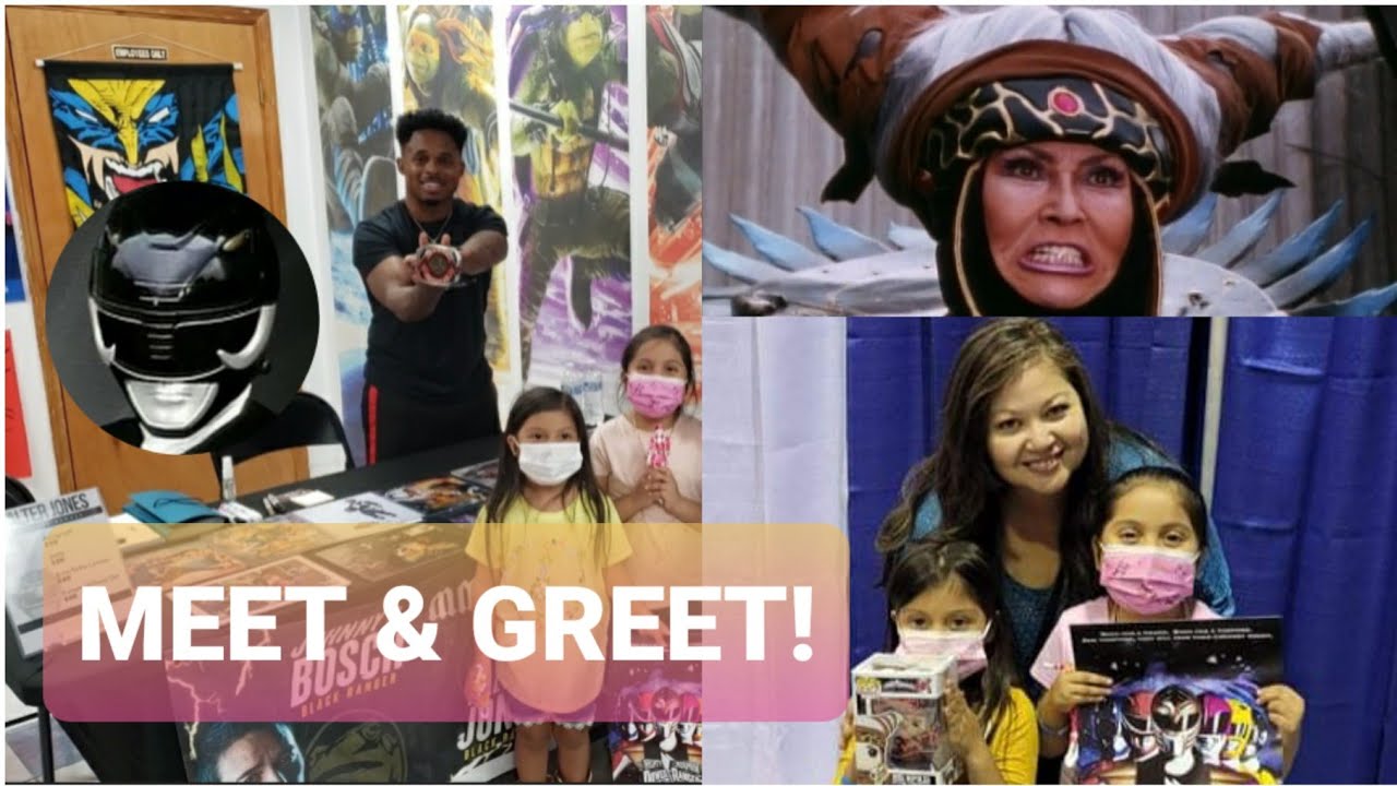 MEET AND GREET POWER RANGER + RITA REPULSA! ⚡| AUTOGRAPHS & PICTURES