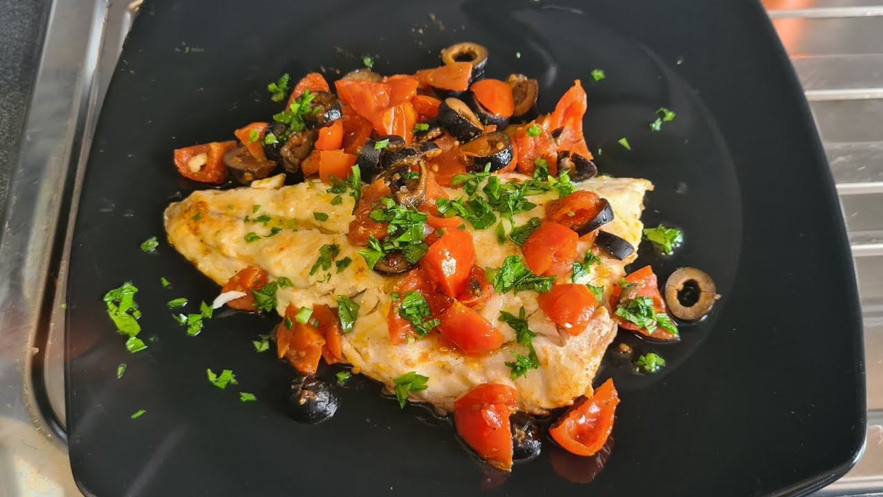 Filetti di MORMORA alla MEDITERRANEA ~ 🐟 {Cotto e pescato}