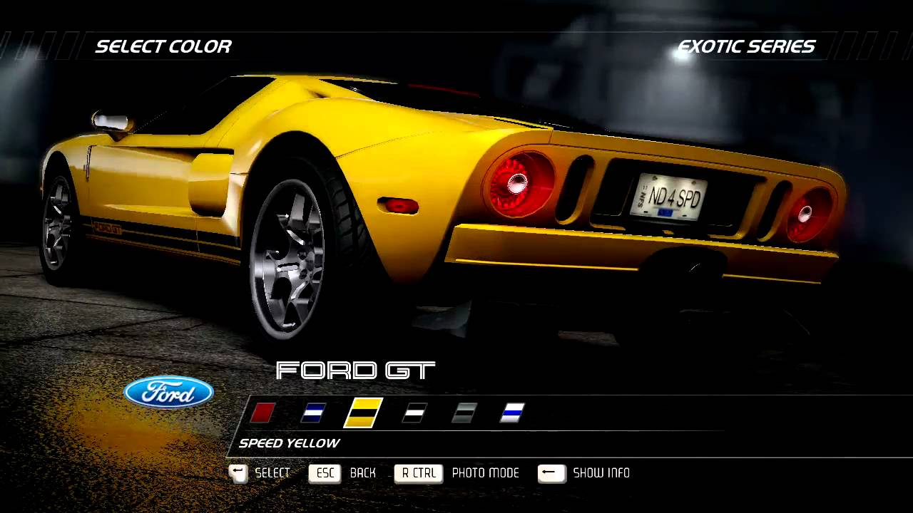 NFS Hot Pursuit - Presenting Ford GT - Exotic Series