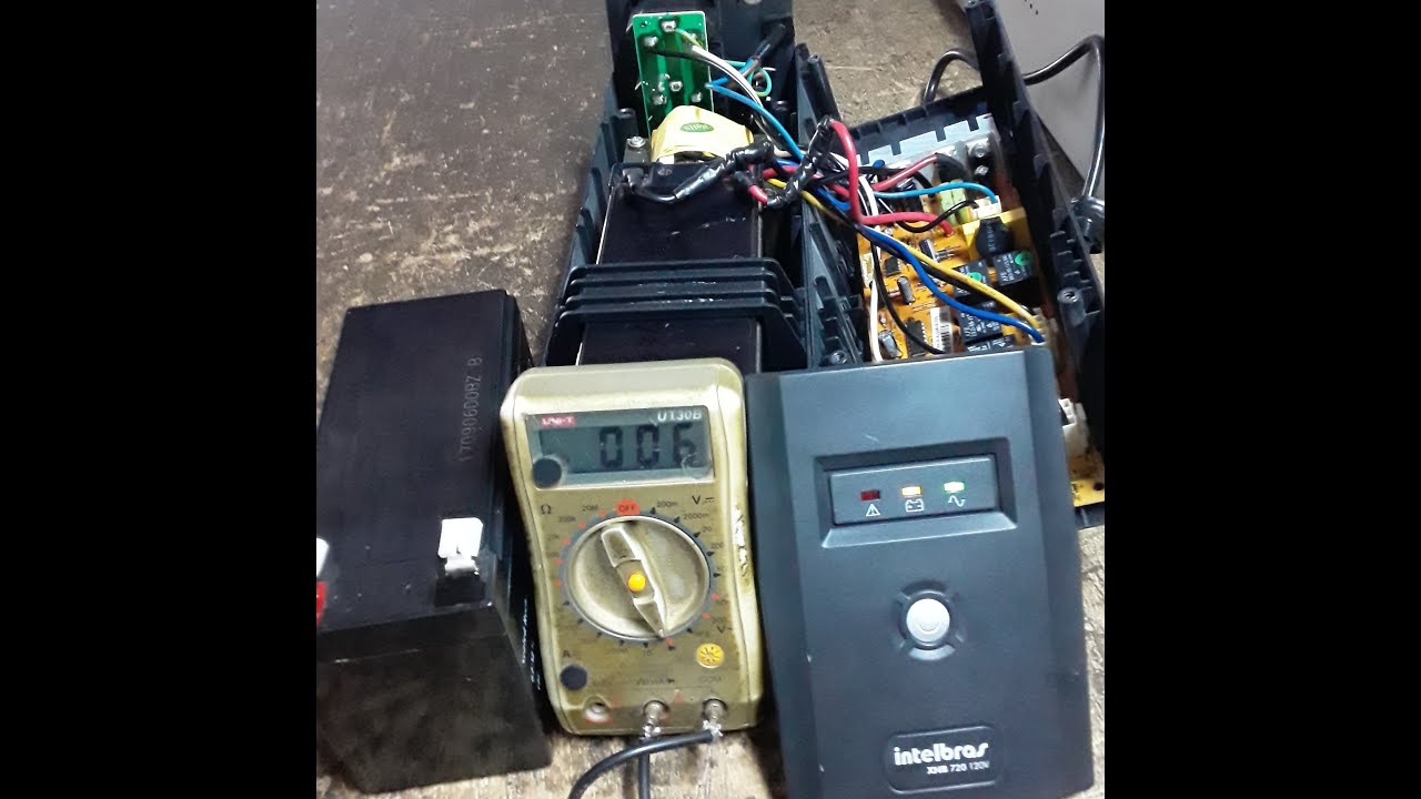 COMO ARRUMAR NOBREAK INTELBRAS XNB 720VA NAO LIGA E  NAO SEGURA CARGA , SIMPLES E FÁCIL