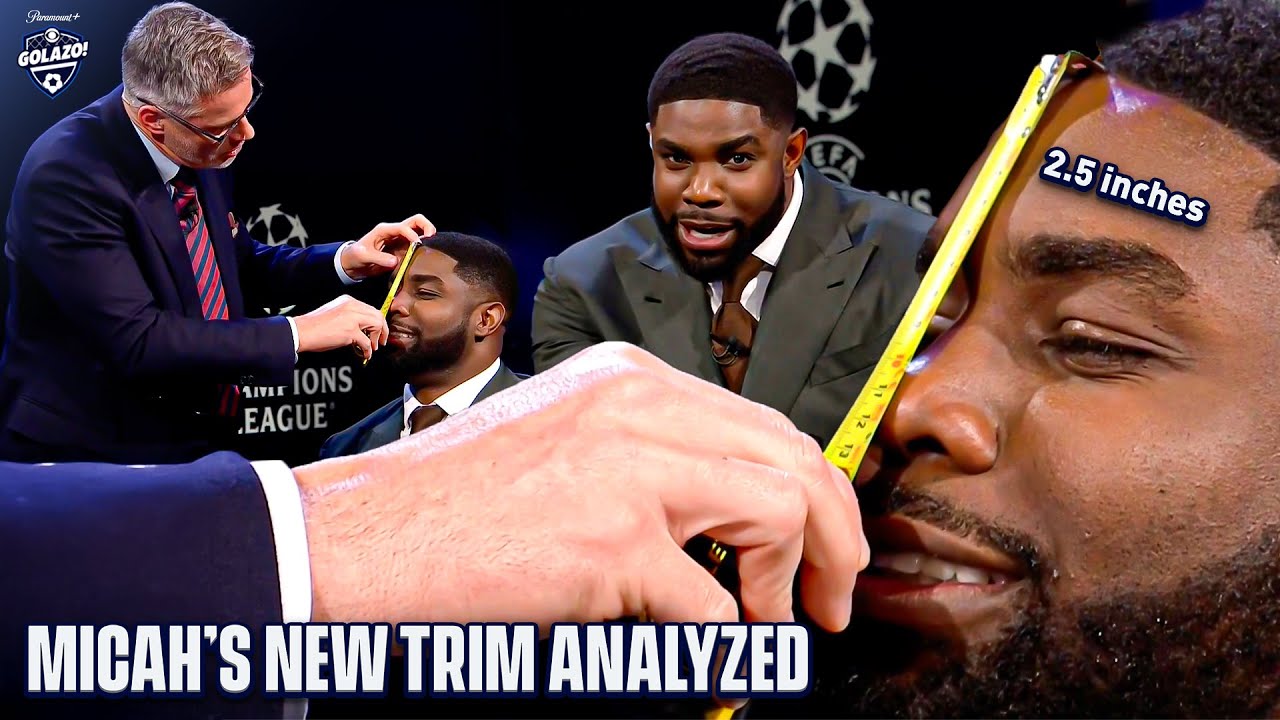 8 minutes of Micah Richards' new hair getting ROASTED by Carragher, Kate & Thierry | UCL Today