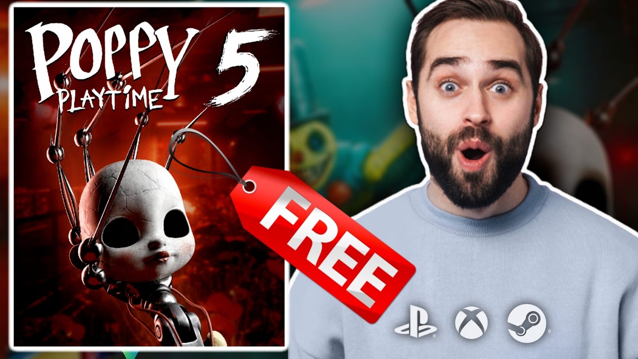 How to Get POPPY PLAYTIME Chapter 5 for FREE ✅ (PC/Console) 100% Working🔥