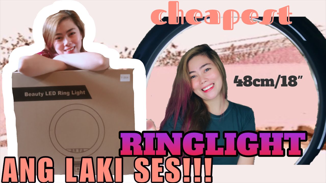 UNBOXING THE CHEAPEST RINGLIGHT 48cm