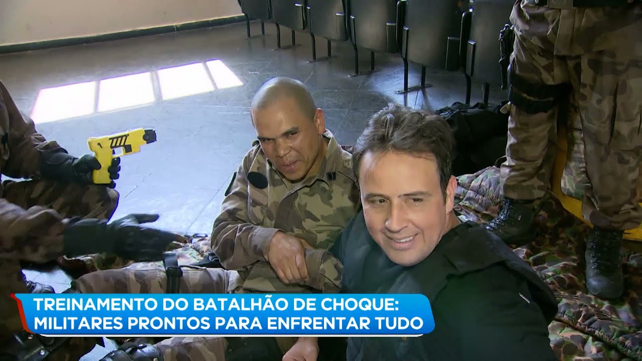 Veja como são os treinamentos do Batalhão de Choque da PM-MG