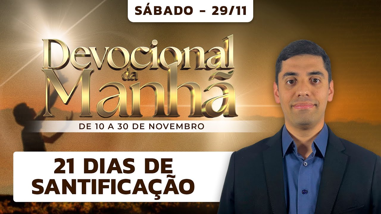 DEVOCIONAL DE HOJE - 29/11 ☀️ (SÁBADO) | Pr. Guilherme Grando