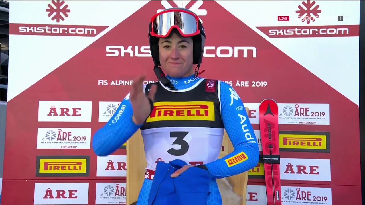Горные лыжи чемпионат мира 2019 Женшины Супергигант
