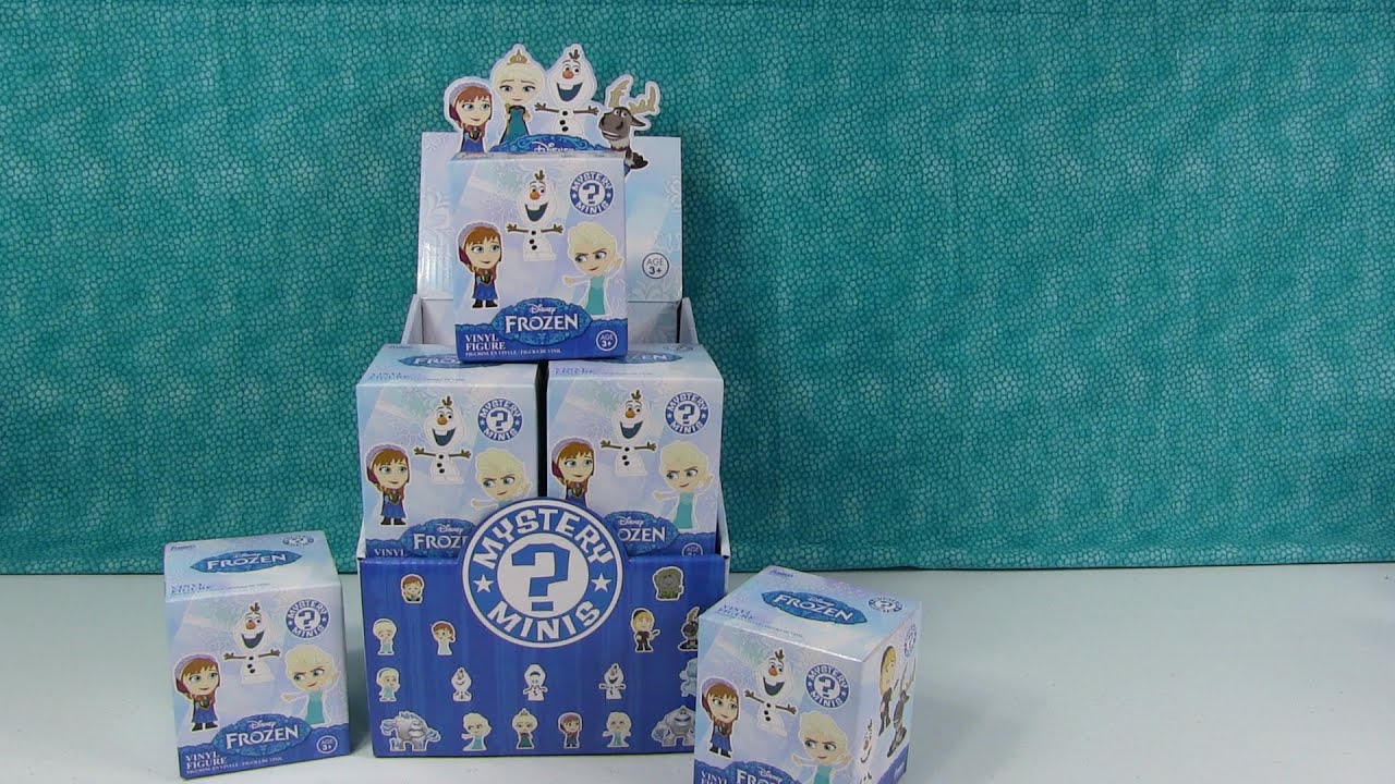 Whole Case Frozen Disney Mystery Minis Funko Opening Unboxing Toy Review