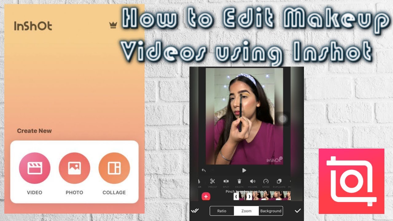 Inshot App Editing Tutorial | How to edit Makeup Videos | How to edit Instagram Videos !
