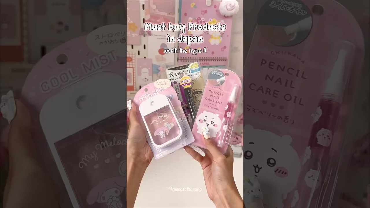 Most Viral Japanese Products (Part 1)#shorts #jbeauty #japan #pink #chiikawa #skincare #wonyoungism