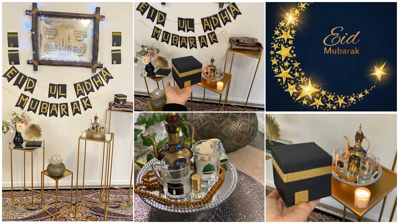 Hajj2021|| DIY Eid ul Adha Decorations #DIY Kaaba🕋📿🕌|| 3 in 1 decor idea💡
