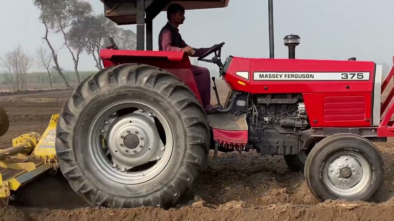 MF 375 Perkins Modle 72 Cutter performance