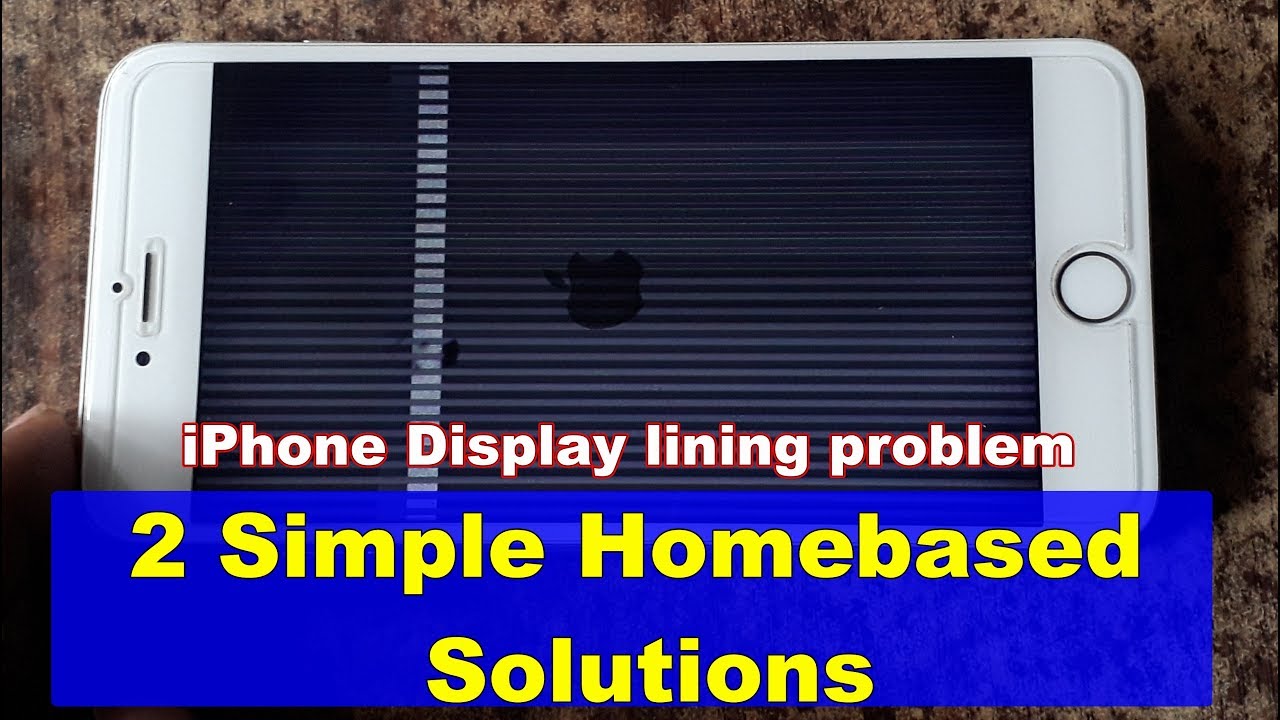 iPhone display lines problem &  simple solution 100% working/ iPhone 6 plus display lining problem