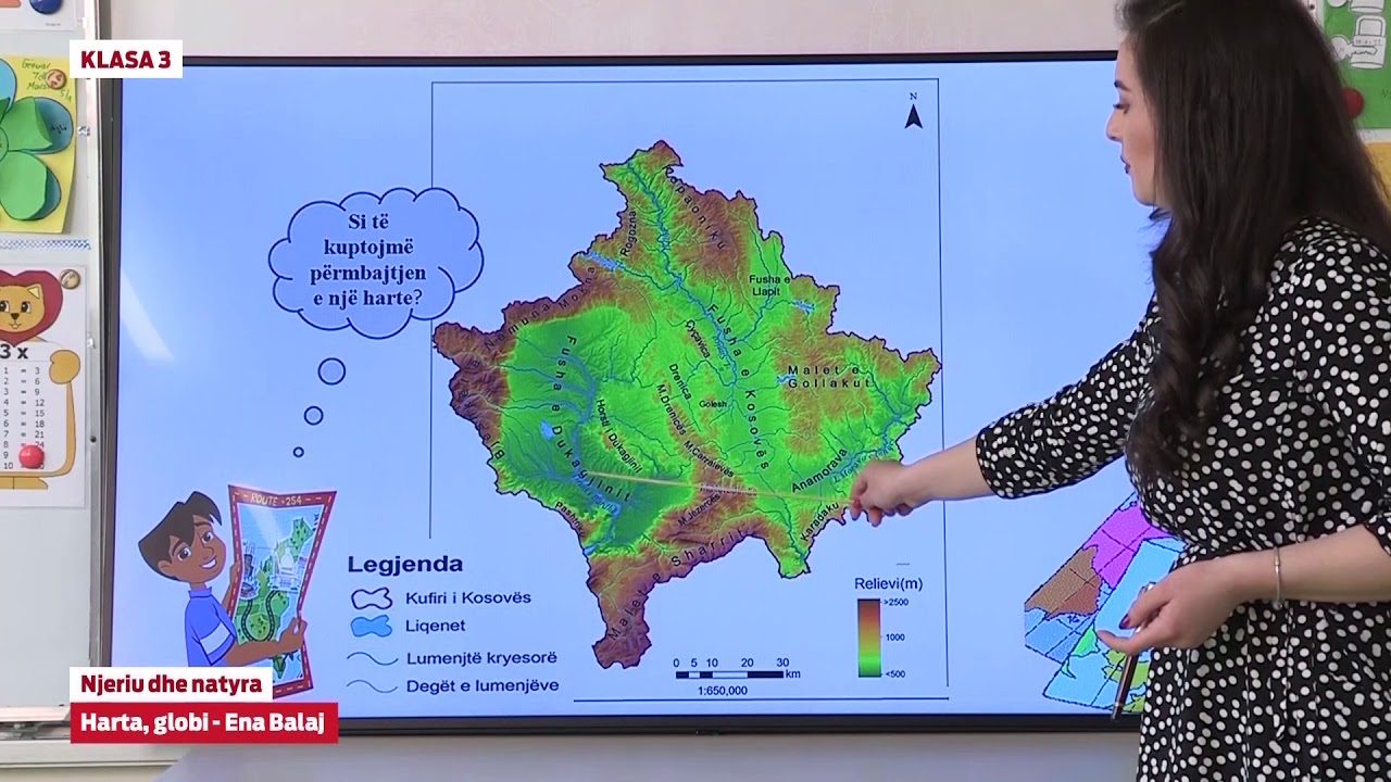 e Mesimi Klasa 3 - 3056 Njeriu dhe natyra - Harta, globi