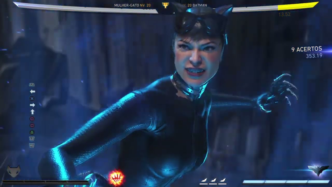 Injustice 2 Combos Mulher Gato