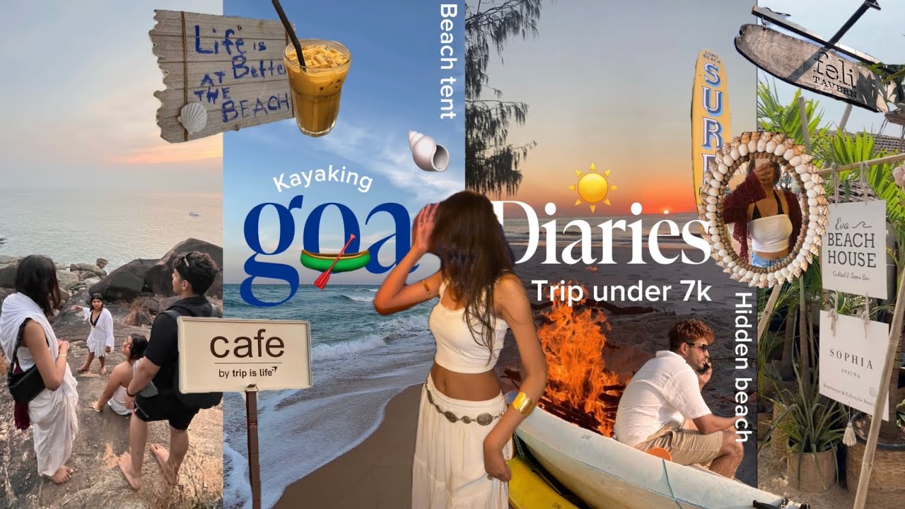 &bull;Most Chaotic Goa Trip&bull;🌊🛶🍵☀️ (under 7k)