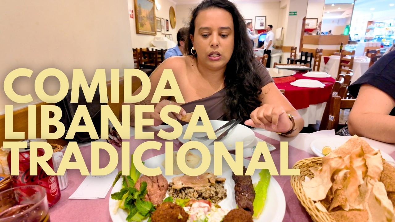 Experimentamos COMIDA TRADICIONAL LIBANESA pela primeira vez no Halim em São Paulo