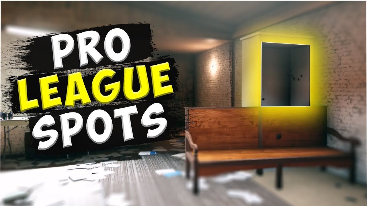 Solo Pro League Hiding Spots - Oregon/  Clubhouse/ Consulate - Rainbow Six : Siege