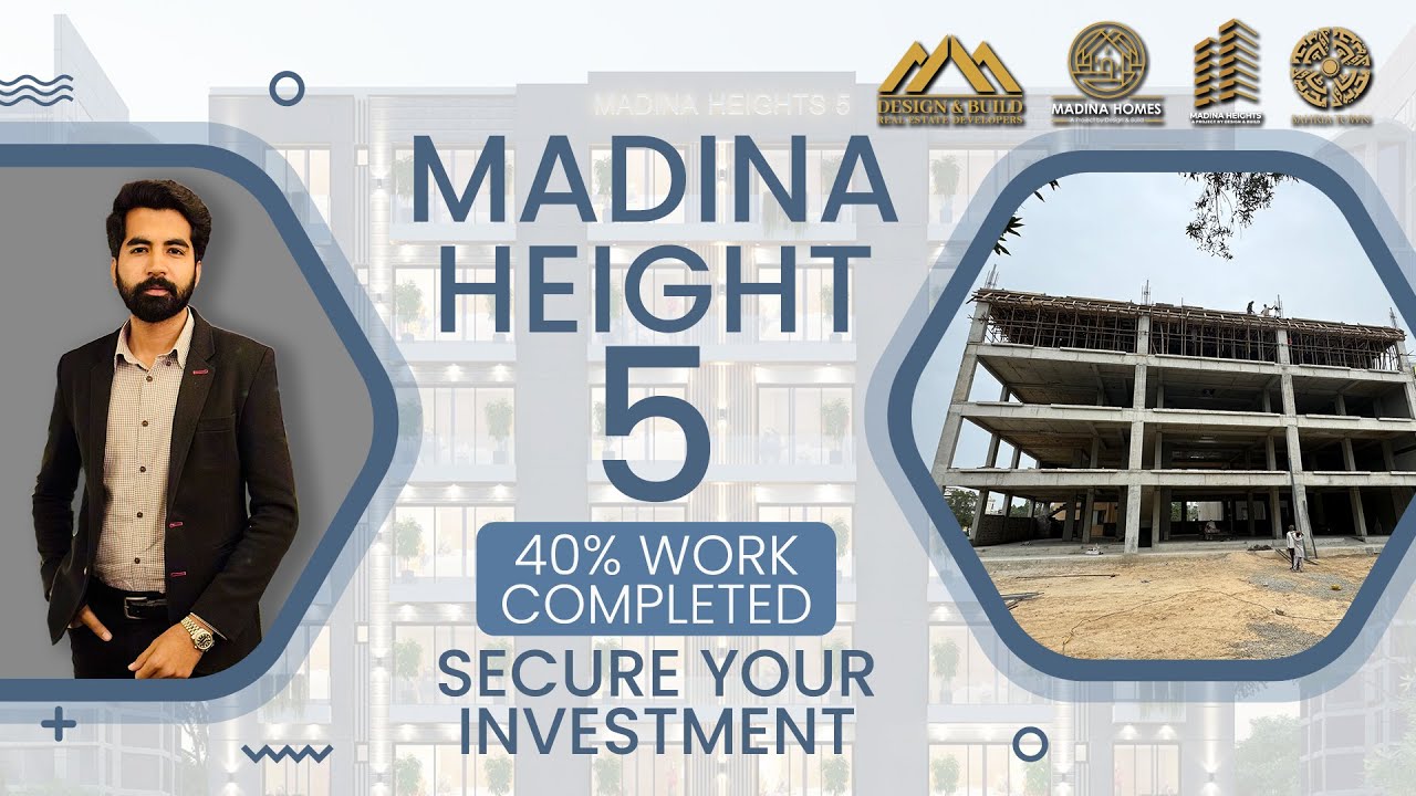 Madina Height 5 Construction Update | 29-03-2024 | 40% Work Completed | Design & Build