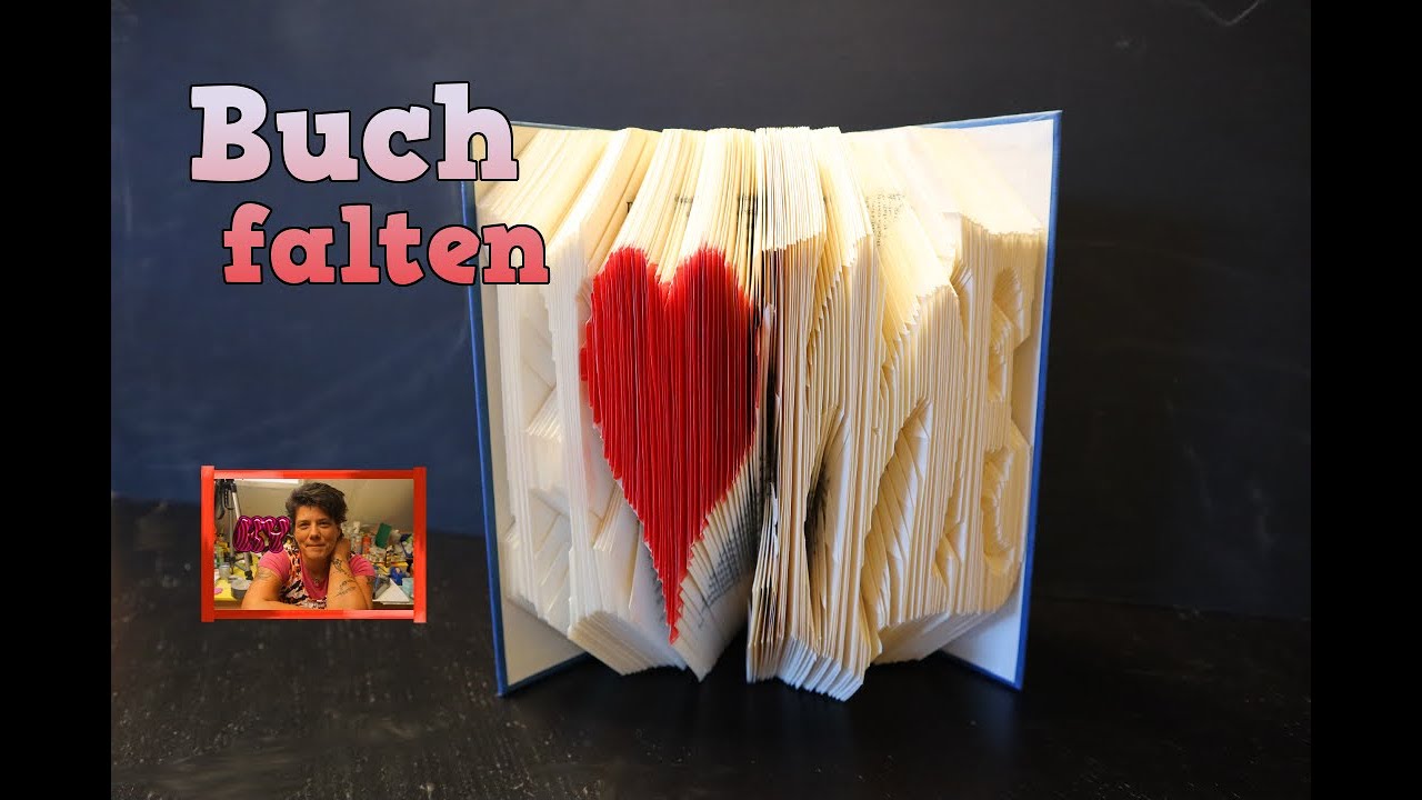 *Motiv 21* Buch falten | einfache Falttechnik  mit Unterbrechung falten | Book Folding