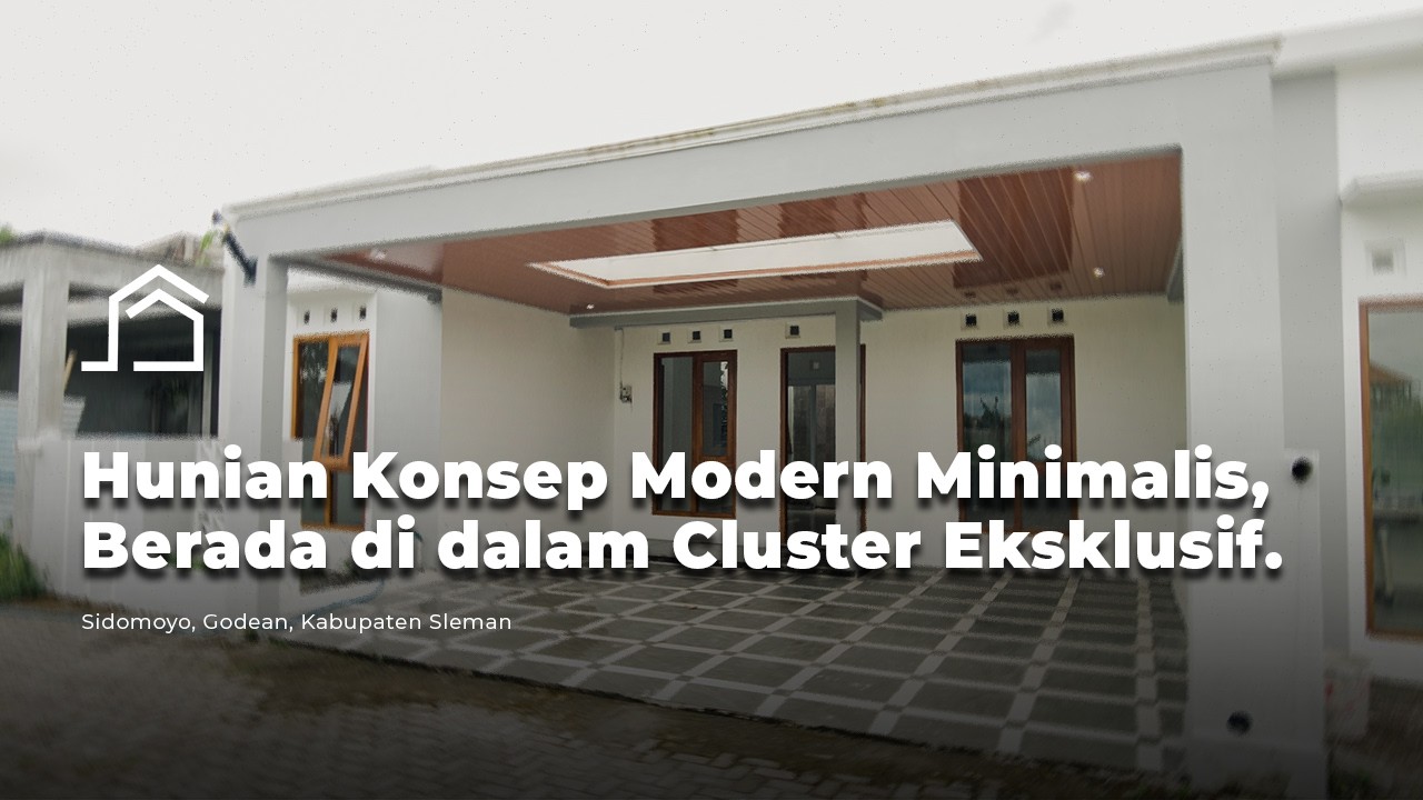 HUNIAN KONSEP MODERN MINIMALIS, BERADA DI DALAM CLUSTER EKSKLUSIF - RAY WHITE