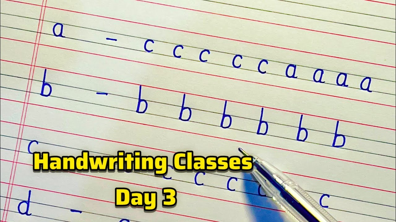 Handwriting Class Day 3 | Handwriting practice | How to improve english handwriting