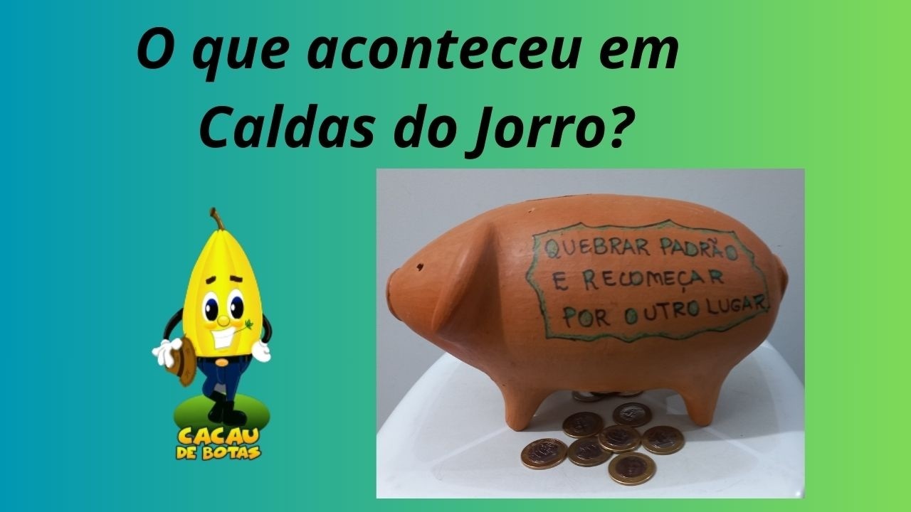 Peraí! Voltei Em Caldas Do Jorro. De Repente Livre Dos 'Roubos' E Novos Caminhos.