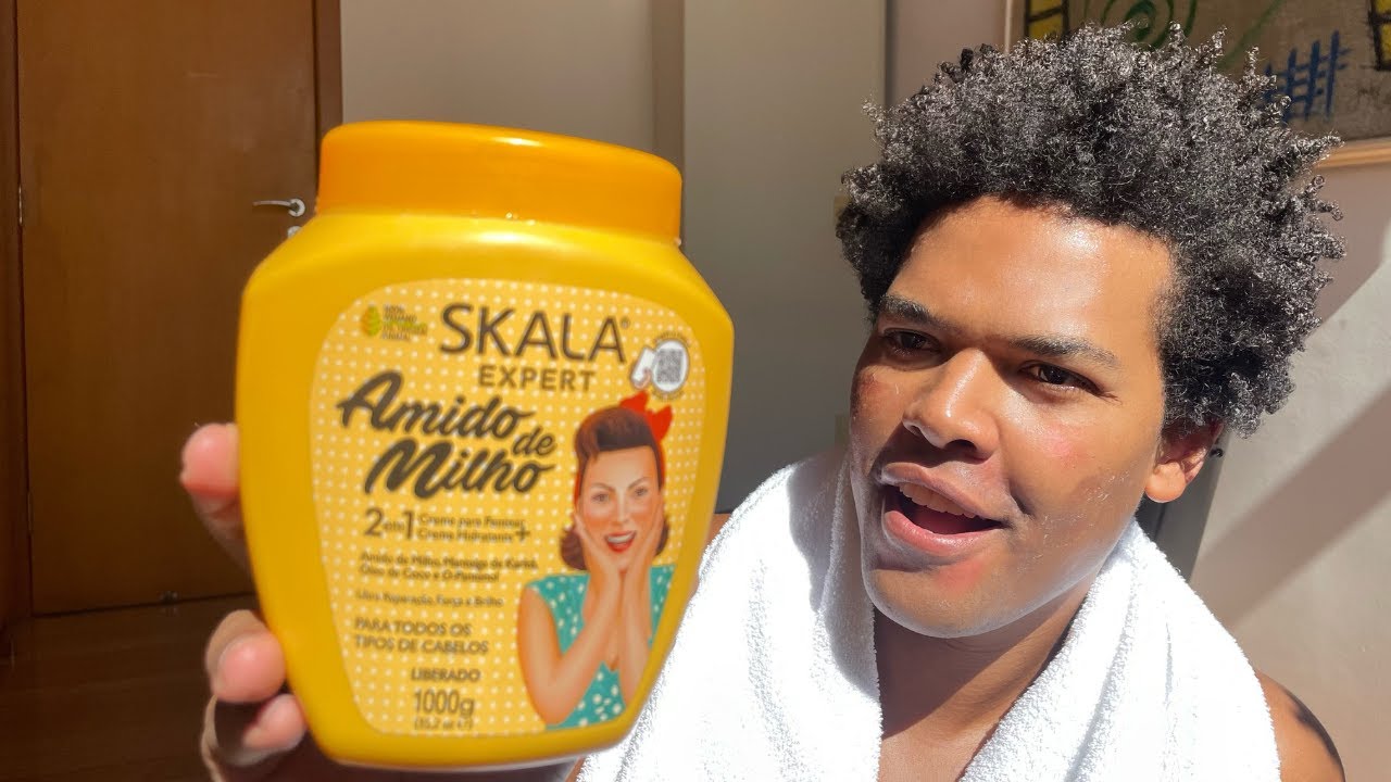 RESENHA AMIDO DE MILHO HIDRONUTRIÇÃO CREME 2 EM 1 - SKALA [Vegano] 🌽