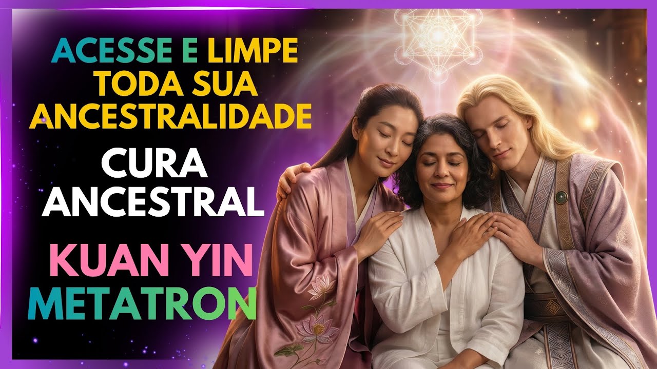 🔥 Você NÃO nasceu com isso… Libere Heranças Emocionais (Kuan Yin & Metatron) 💗