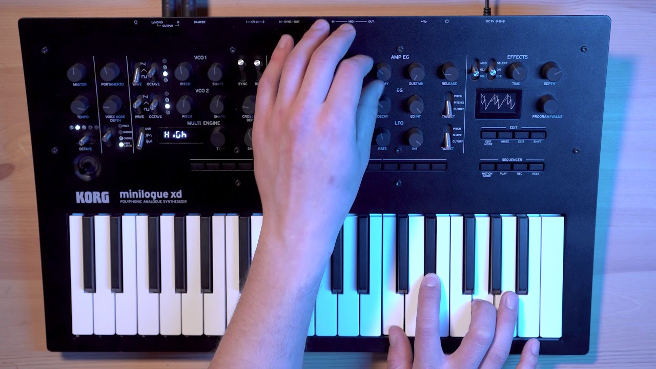 Учебное пособие minilogue xd 4: секвенсор, голосовые режимы и функции исполнения