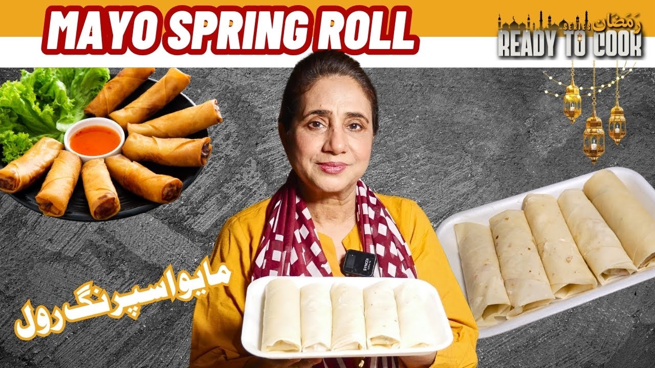 Creamy Chicken Mayo Crepe Roll | Make and Freeze Recipe By Chef Rida Aftab (Ramzan Special)