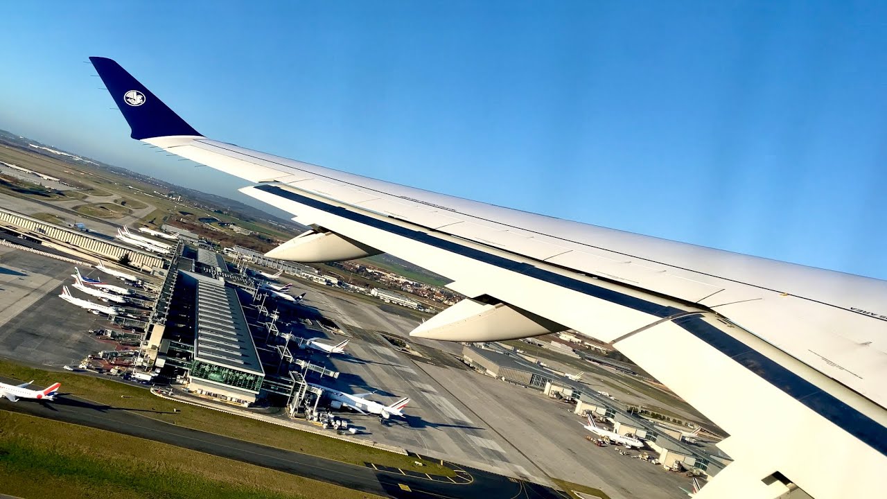 [4K] Awesome Paris ROCKET Takeoff | CDG | Air France | A220-300