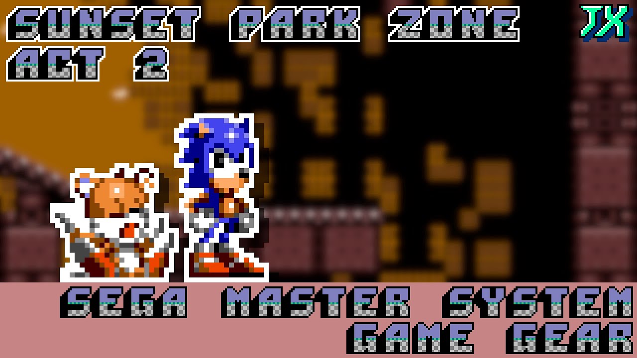 [8-Bit;SMS/GG]Sunset Park Zone Act 2 - Sonic Triple Trouble 16-Bit(Commission)