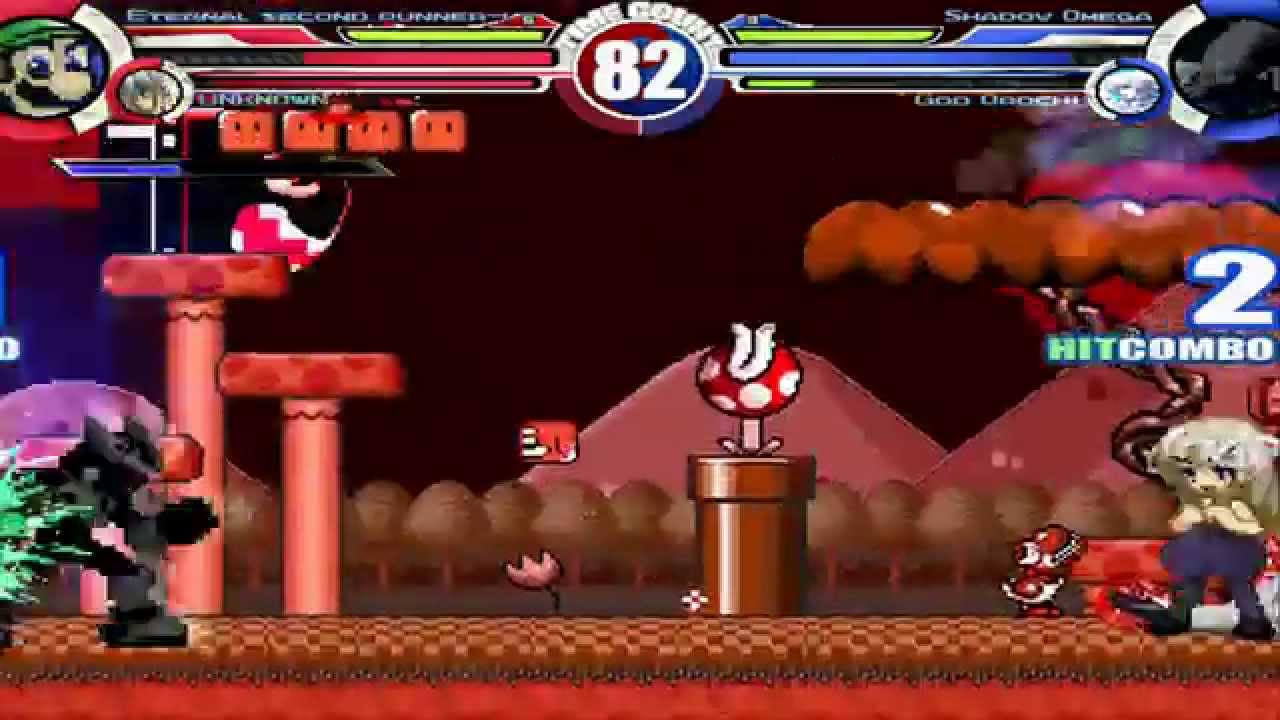 Eternal Super Luigi & Mizuka vs Omega Zero & God Orochi MUGEN Battle!!!