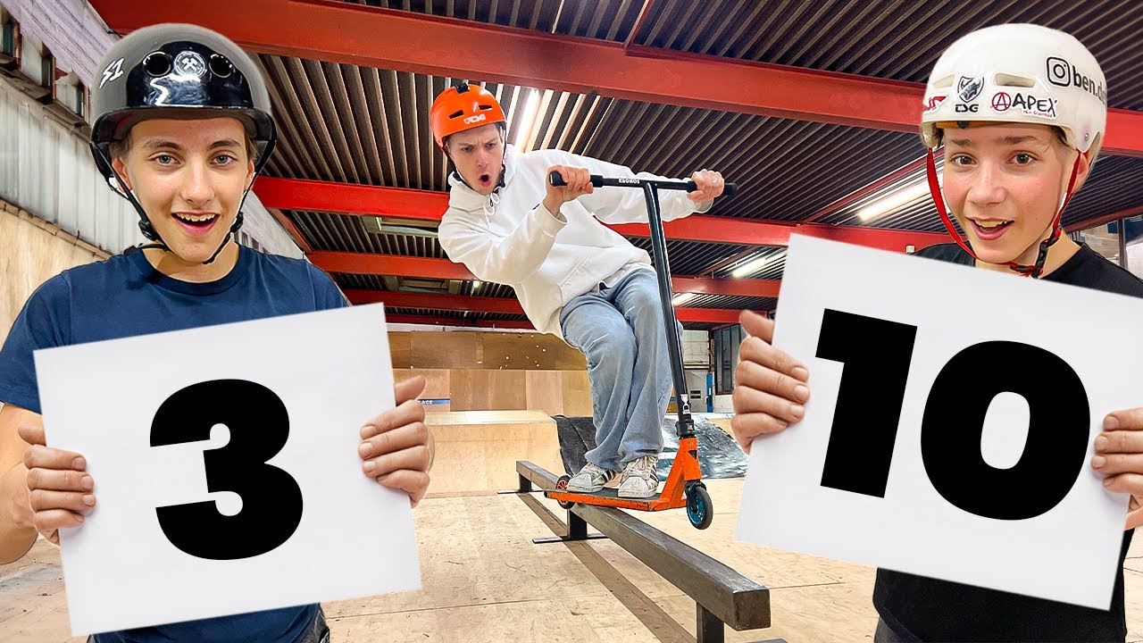 Wir Bewerten UNSERE Scooter Tricks von 1-10!