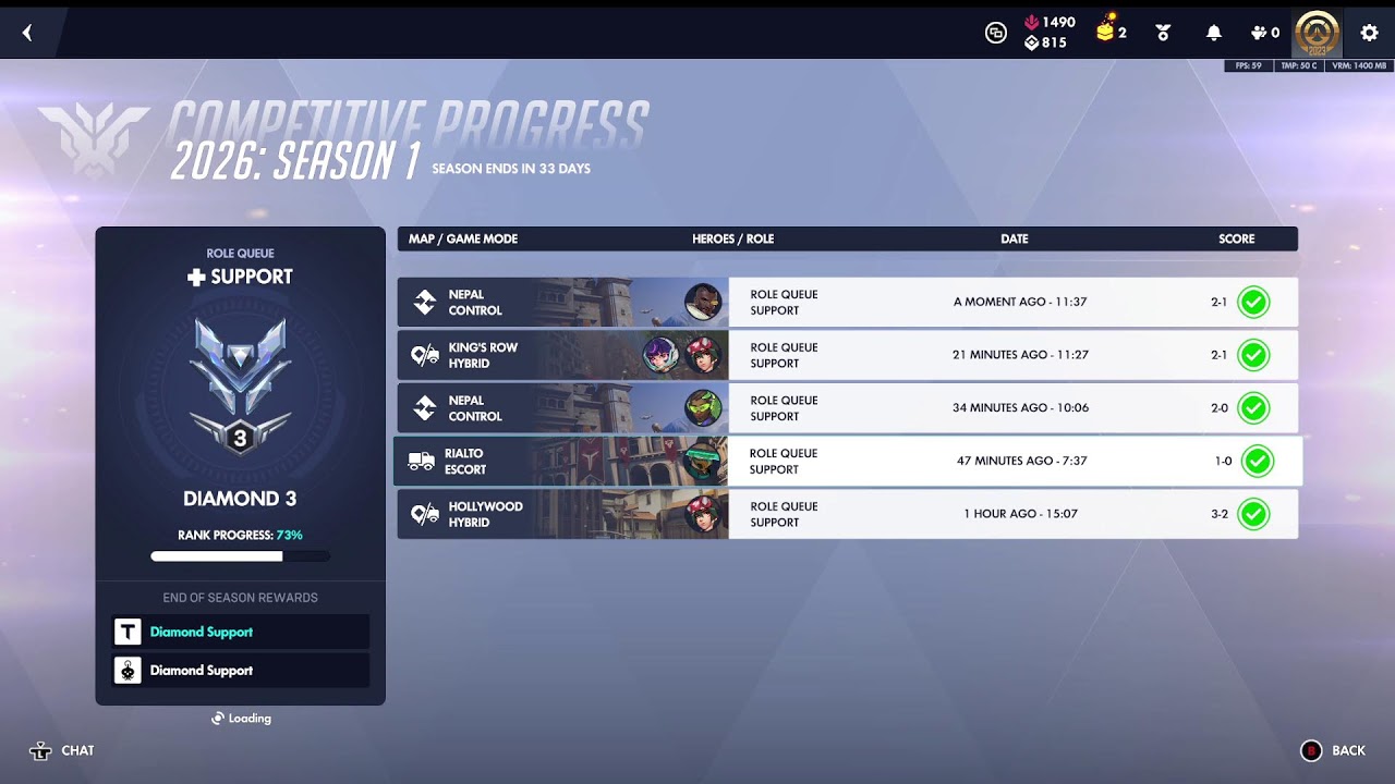 Getting to masters overwatch pc on controller