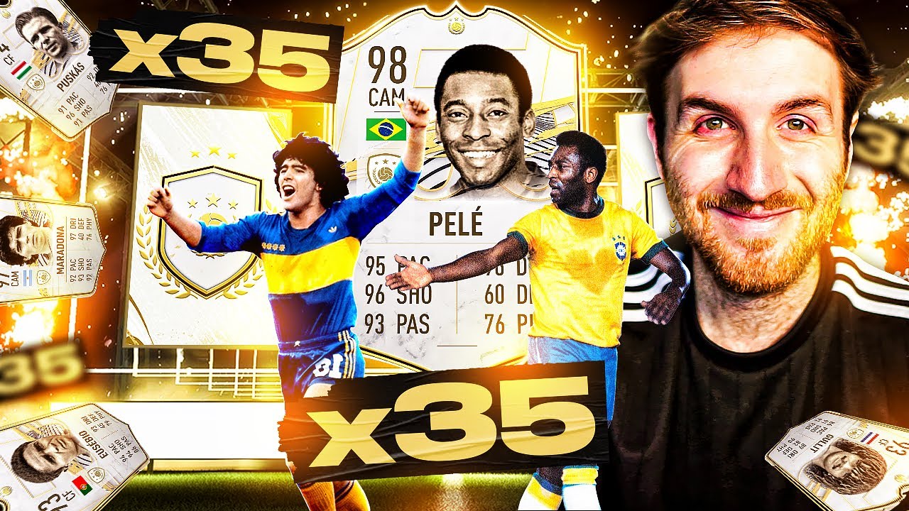 What do you get from 35 Guaranteed Prime Icon Upgrade Packs?