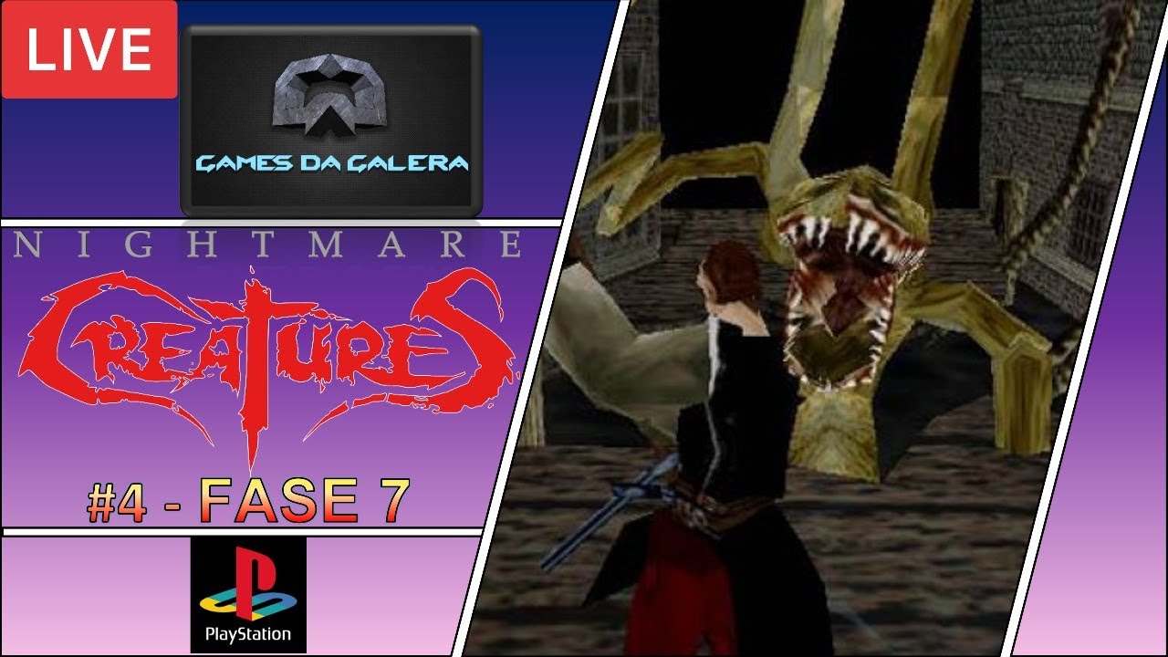 NIGHTMARE CREATURES PLAYSTATION - FASE 7 - LIVE RETRO GAMING Games da Galera