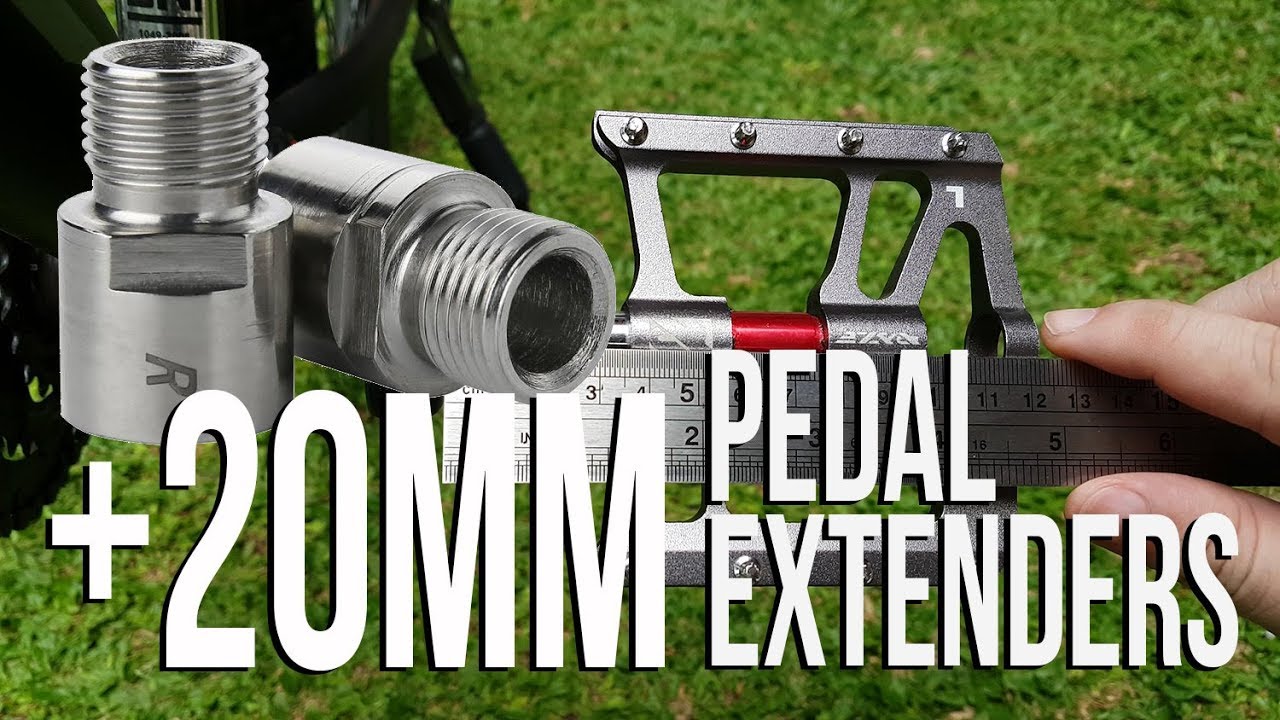 Bicycle Pedal Extenders Installation +20mm