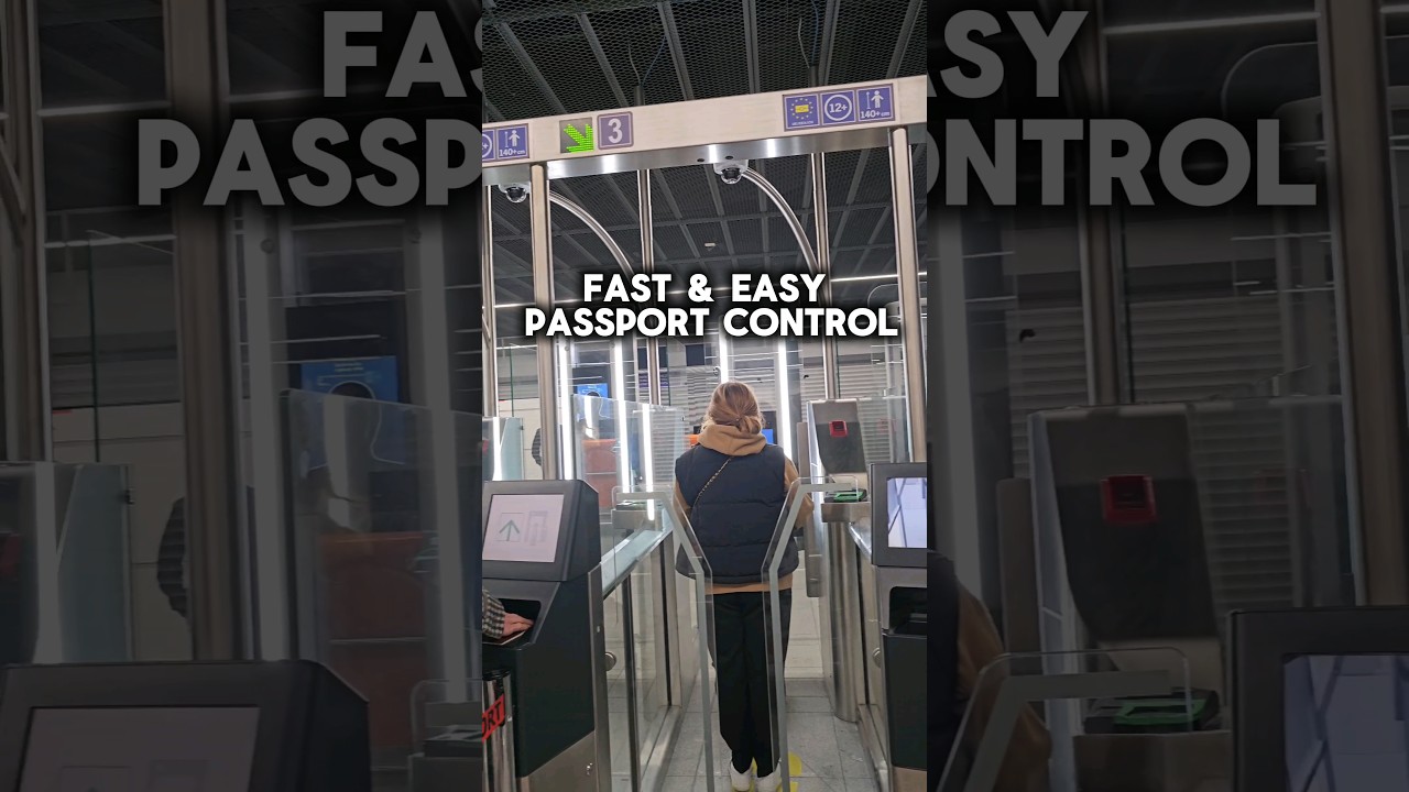 Easy passport control in Schengen for EU passport holders #visiteurope