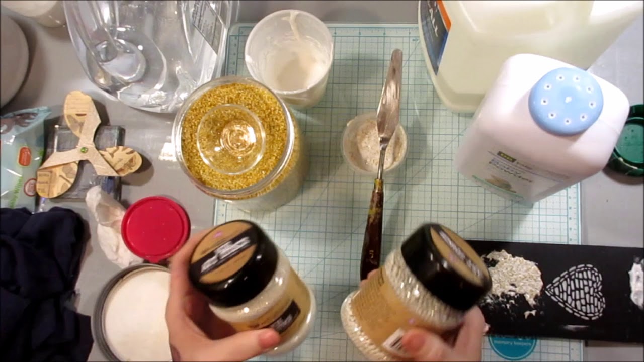 Tutorial: DIY How To Make Your Own Texture Paste - Part 2